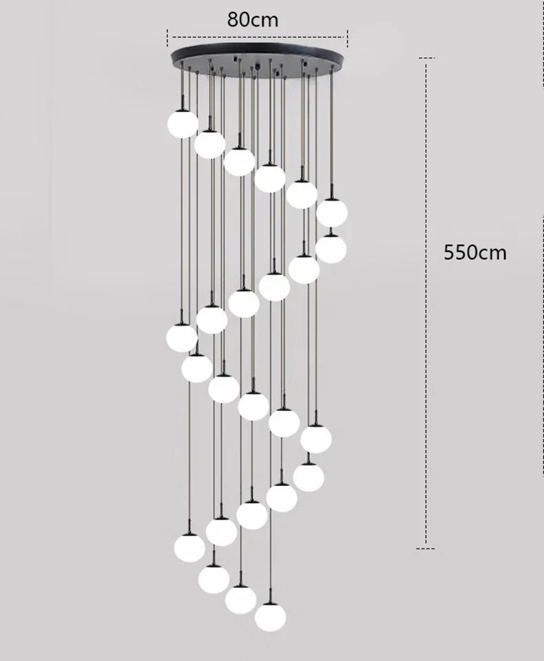 Modern Pendant Light: Indoor LED Chandelier for Dining Room & Home Decor