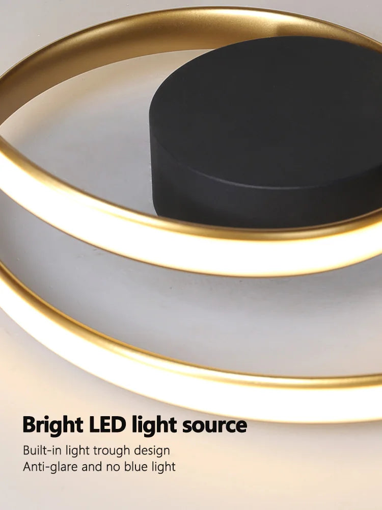 Modern Nordic Style LED Ceiling Lamps Bedroom Study Lighting