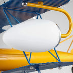 Cartoon Aircraft Ceiling Fan Light for Modern Children's Bedroom