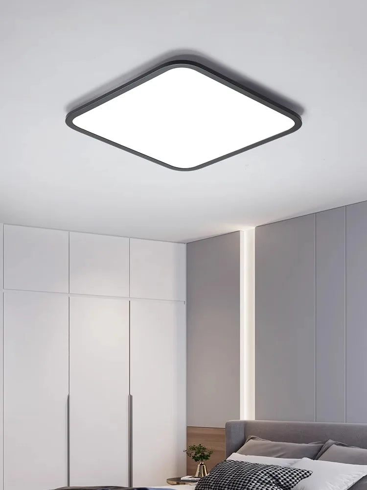 LED Ceiling Lamp: Modern Minimalist Rectangular Design for Living room, Bedroom, Indoor Lighting