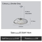 Glass Cloud Chandelier LED Pendant Lamp for Villa Staircase & Hotel