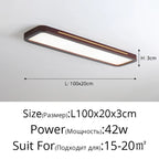 LED Ceiling Lights: Modern Nordic Kitchen Study Living Room Dimmable Remote Control