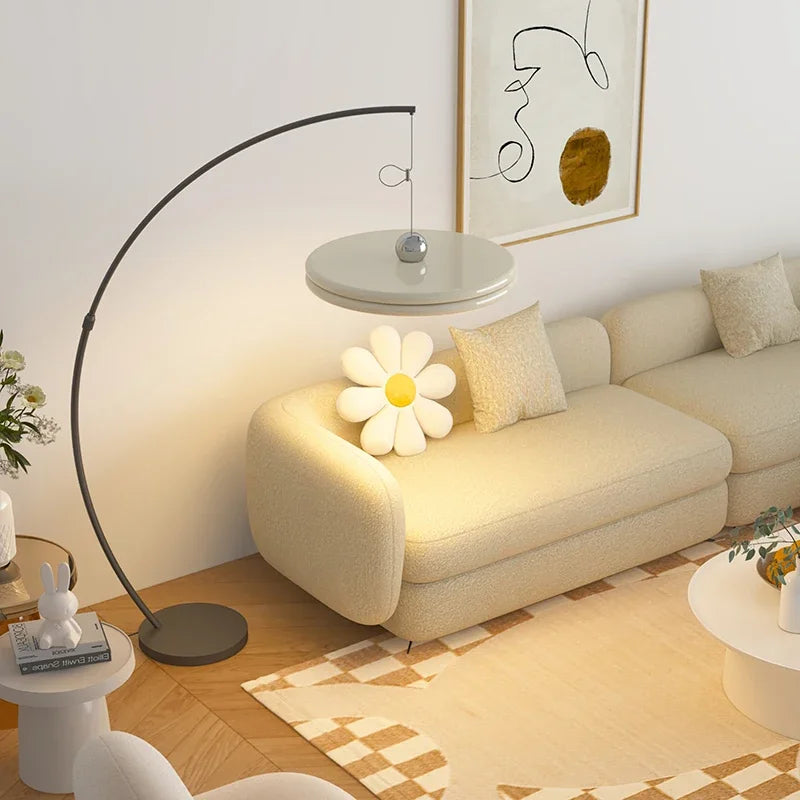 Nordic LED Floor Lamp Modern Minimalism Light Luxury Living Room Fishing Lamp