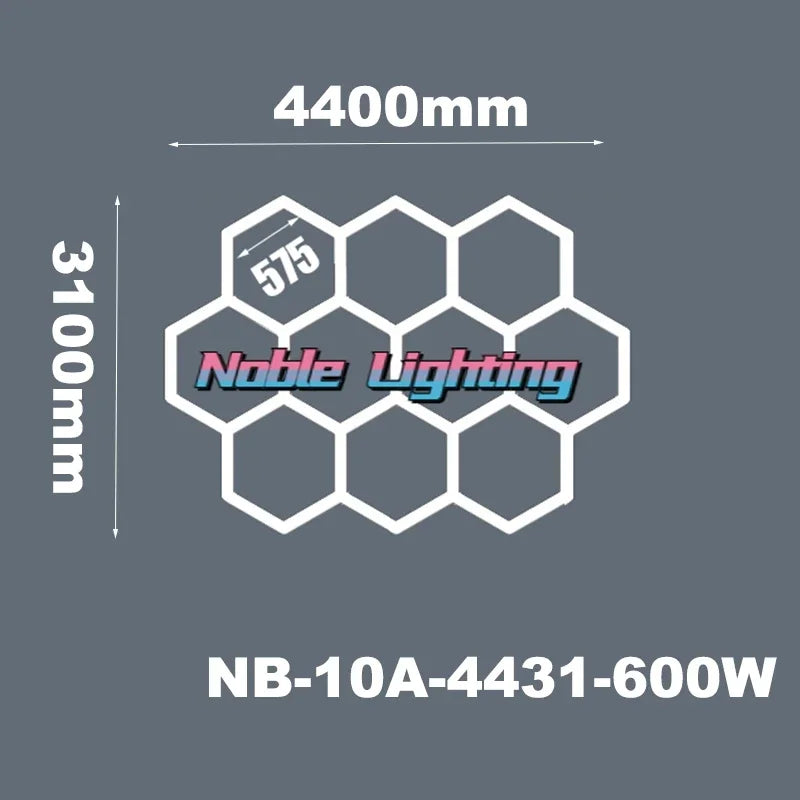 Hexagon LED Ceiling Light: High-Performance, Best-Selling, Honeycomb Design