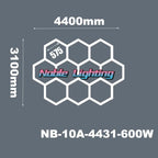 Hexagon LED Ceiling Light: High-Performance, Best-Selling, Honeycomb Design