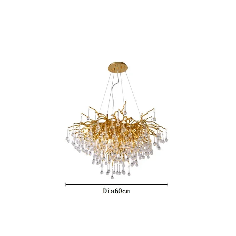 Crystal Ceiling Chandelier: Modern Luxury for Living, Dining, Bedroom, Hotel, Hall Décor