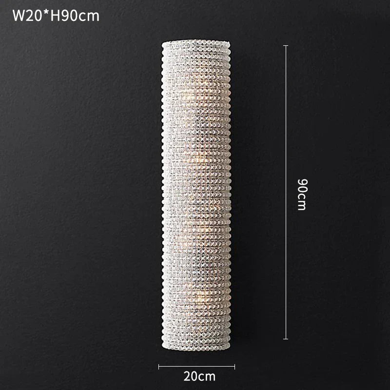 Crystal Loft Chandelier: Modern Luxury Circle Pendant Lamp for Living Room Lighting