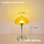 Bauhaus Mushroom Table Lamp, Modern Acrylic LED Night Light
