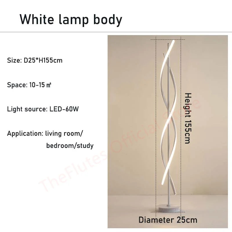 Geometric Line LED Floor & Table Lamp for Modern Living Room & Bedroom