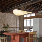 Silk Fabric Pendant Light: Nordic Design, Modern Chandelier for Living Room, Bedroom.