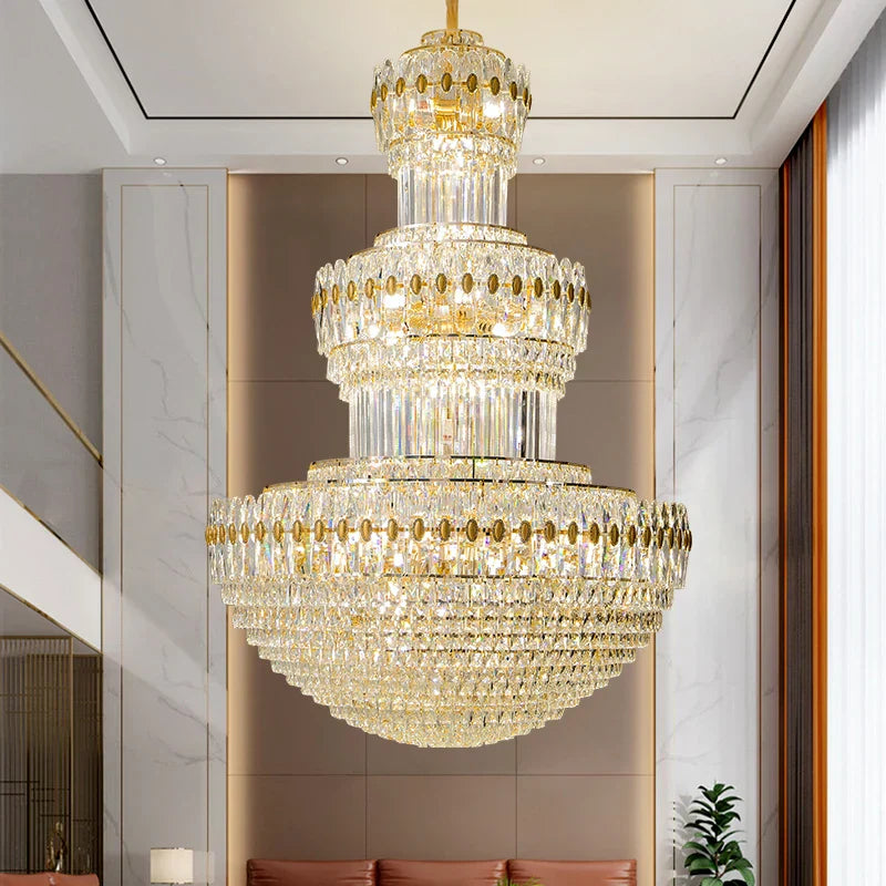 Crystal Chandelier: Elegant Lighting for Home, Villa, Hotel Lobby