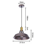 Loft Pendant Light Industrial Hanging Lamp Nordic Retro Home Decor E27