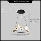 Modren Style Magpie Bird Chandelier Pendant Light for Children's Room