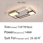 Modern LED Chandelier for Dining Living Kitchen Hall Indoor Lighting