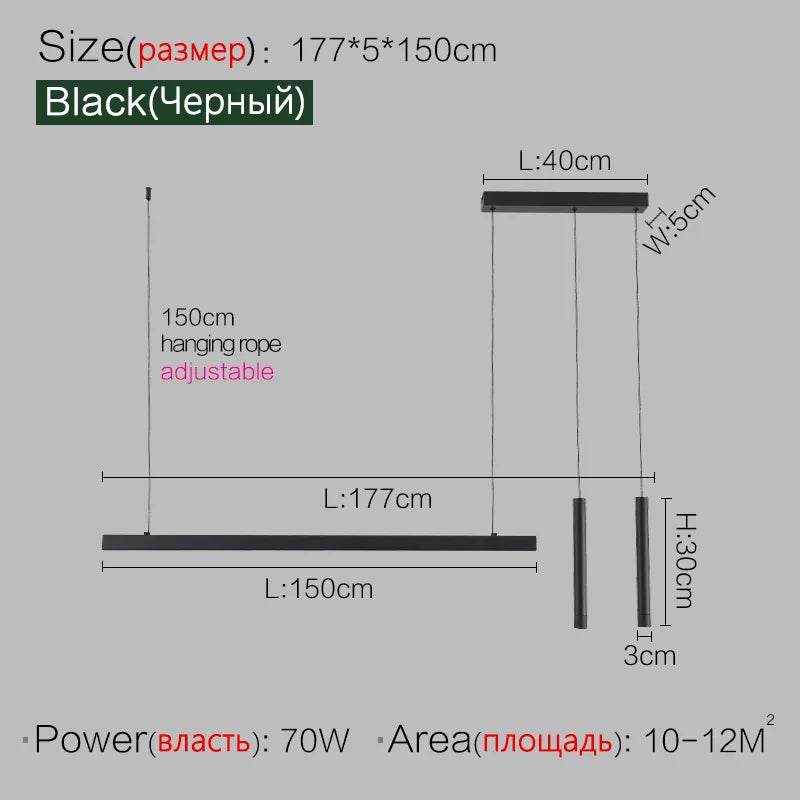 Luxury Chandeliers: Modern Minimalist Office & Bar Lights, Italian Style