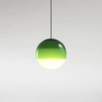 Modern Gradient Glass Ball LED Pendant Light - Creative Balloon Suspension