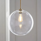 Gradient Glass Chandelier: Modern Nordic Living Room Lighting for Bedroom or Restaurant