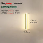 Outdoor Waterproof LED Wall Light Strip for Garden and Porch Lighting