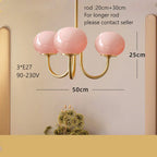 Cream Pink Bedroom Pendant Light for Cozy Living Spaces