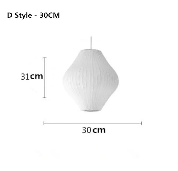 Silk Ball Pendant Lamp for Home, Shop, and Bar Decor