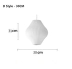 Silk Ball Pendant Lamp for Home, Shop, and Bar Decor