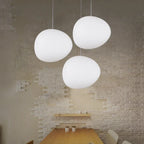 Gregg Glass Pendant Lights for Living Room, Bedside, Modern Round Ceiling Lamps