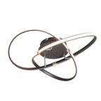 Modern Smart LED Ceiling Lights | Black/Chrome/Gold for Living Room, Bedroom, Study