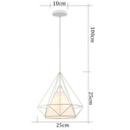 Retro Loft Industrial Pendant Light Chandelier Home Kitchen Decor Lampshade