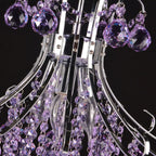 Modern Crystal Chandelier | Colourful Indoor Living Room Light Fixture