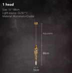 Branch Art Cage Crystal Chandelier for Modern Dining Room Lighting