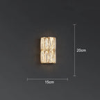Crystal LED Wall Lamp for Living Room Aisle Bedroom Staircase Decoration