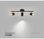 Modern Black LED Ceiling Chandelier Spotlight for Living Room, Bedroom, Dining - Light Fixtures