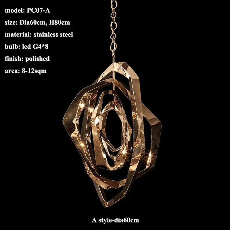 Art Pendant Chandelier Light for Dining Living Room Bar Kitchen Restaurant