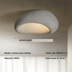 Wabi Sabi E27 Ceiling Chandelier for Home Art Deco Lighting