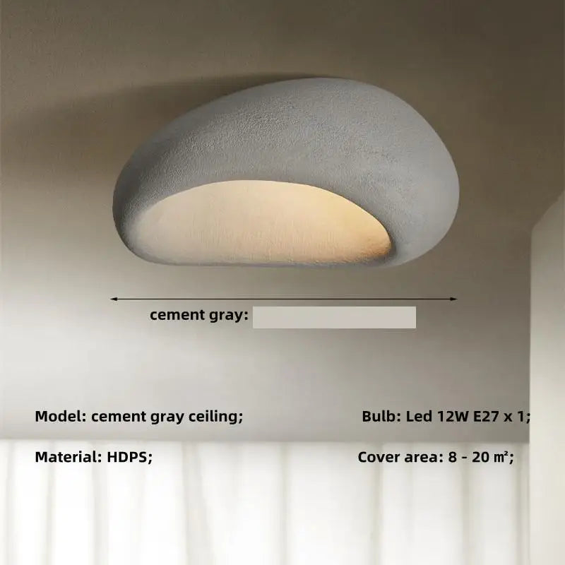 Wabi Sabi E27 Ceiling Chandelier for Home Art Deco Lighting