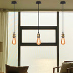 Iron Pendant Light for Dining Room, Kitchen, and Bedroom