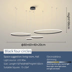 Modern LED Pendant Lights Chrome/Gold Plated for Dining Living Kitchen