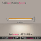 LED Ceiling Lamp | Modern Nordic Lighting for Living Room, Kitchen, Bedroom & Office