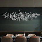 Nordic Art LED Chandelier: Modern Creative Pendant Lamp Light for Dining Table Room