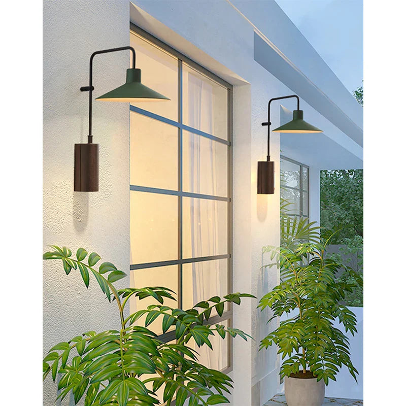 Luxury Waterproof Wall Lamp for Courtyard, Cafe, or Restaurant