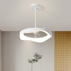 Modern Fan Chandelier LED Ceiling Light with Remote Control - Bedroom Kitchen Lighting