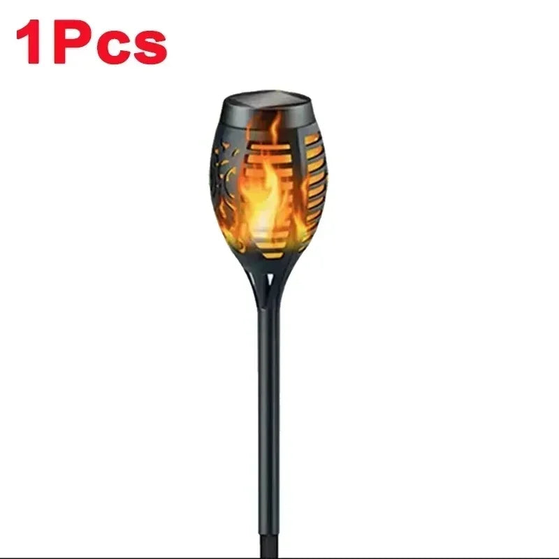 Solar Flame Torch Light for Garden Outdoor Decoration