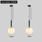 Glass Chandelier Pendant Light for Modern Restaurant Decor