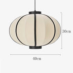 Danish Pendant Light Minimalist Lantern Ufo Lampshade Rustic Fabric Lamp