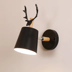 LED Antlers Wall Lamp Wooden Nordic Vintage Modern Loft Bedroom Lighting E27