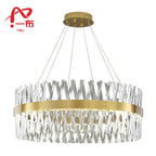 Modern Gold Crystal Ceiling Chandelier for Luxury Living Spaces