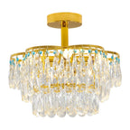 Crystal Light Chandelier | Post-Modern European Luxury for Living Room, Bedroom, Dining