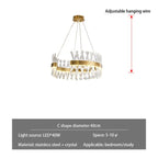 Crystal Chandelier: Luxury LED Pendant Lighting for Hotel, Lobby, Living Room