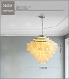 Nordic Shell Wind Chime Chandelier LED Pendant Light