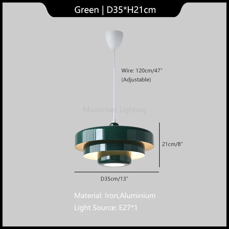 Rainbow Chandelier LED Pendant Light Minimalist Style for Home Dining Decor